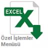 Excel Özel İşlemler Menüsü - Sağ Tuş